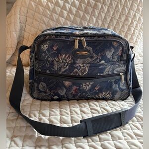 Floral Blue Shoulder Bag